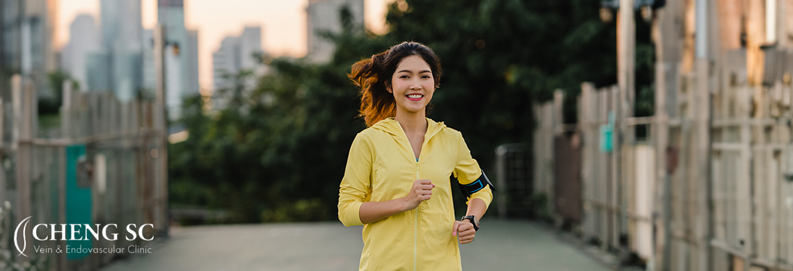 A Person Exercising